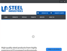 Tablet Screenshot of lpsteelindustries.com